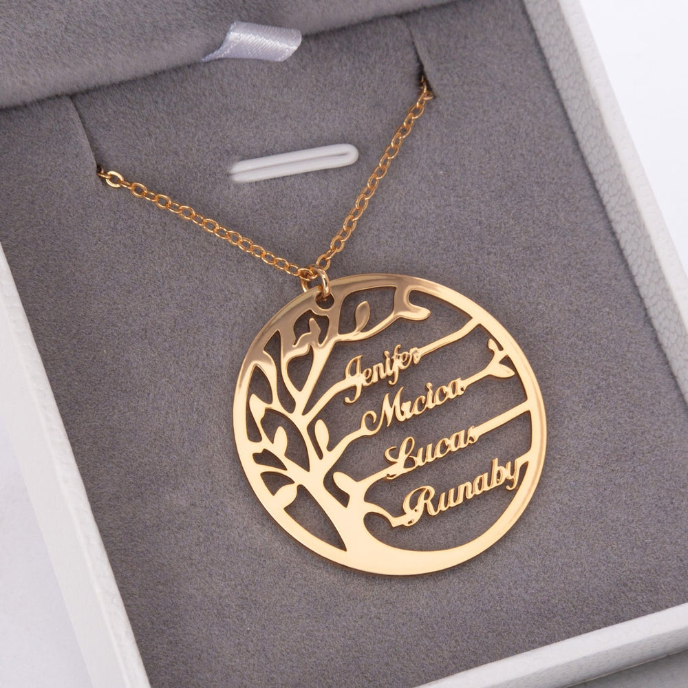 Custom Family Tree Necklace Image 2