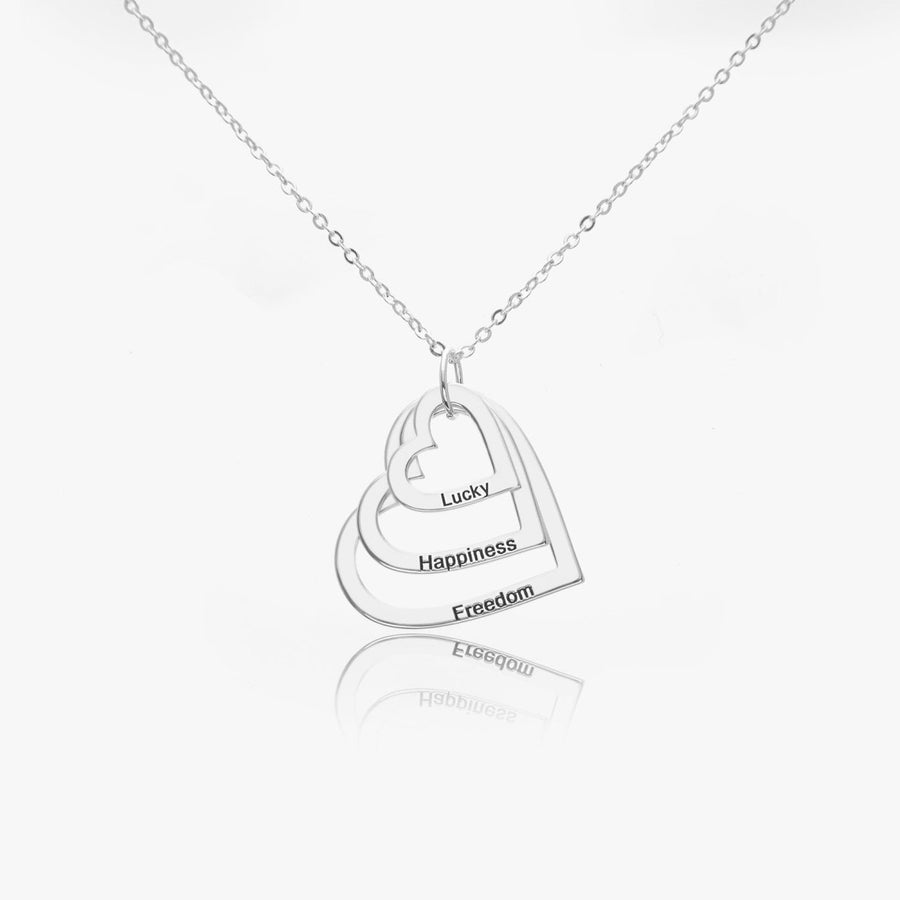 Custom Multiple Heart Necklace Image 1