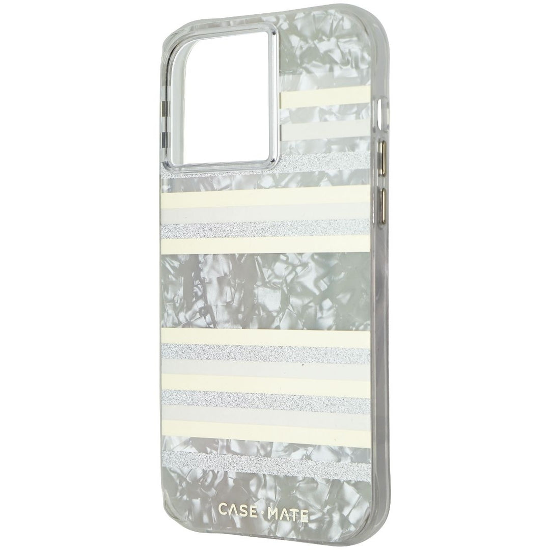 Case-Mate Hardshell Case For Magsafe for iPhone 14 Pro Max - Pearl Stripes Image 1