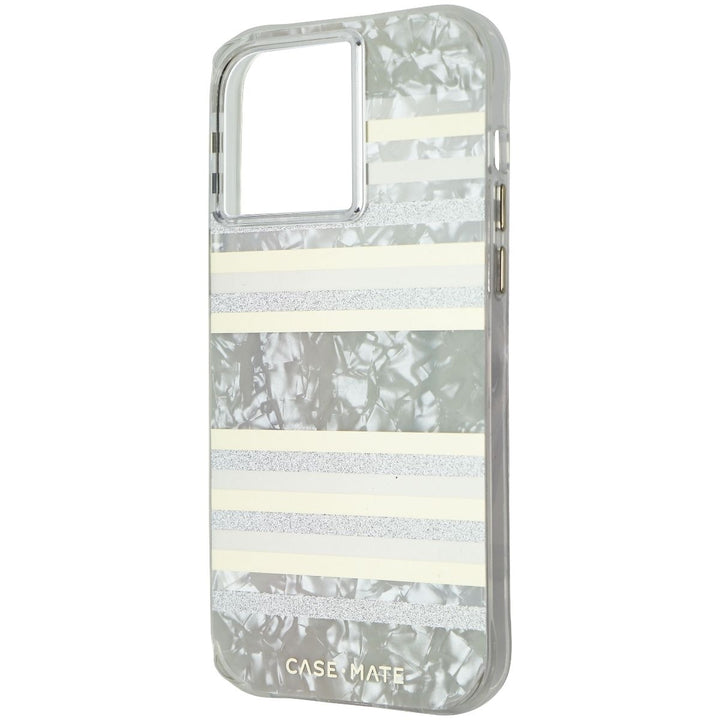 Case-Mate Hardshell Case For Magsafe for iPhone 14 Pro Max - Pearl Stripes Image 1