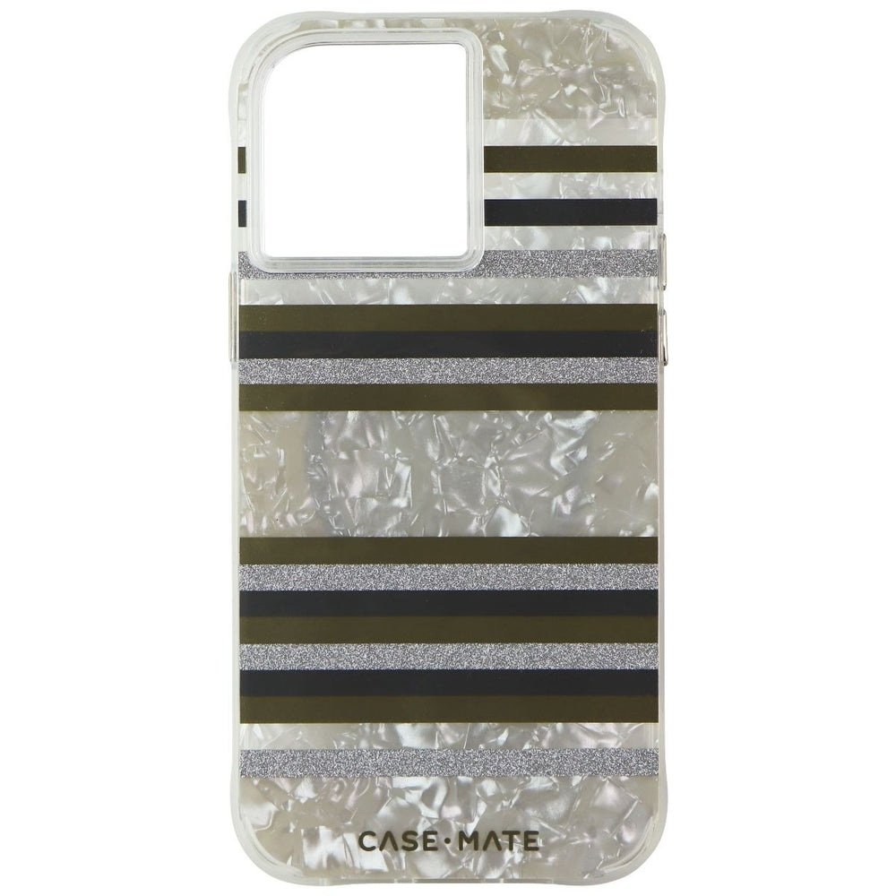 Case-Mate Hardshell Case For Magsafe for iPhone 14 Pro Max - Pearl Stripes Image 2