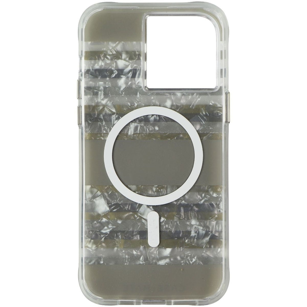 Case-Mate Hardshell Case For Magsafe for iPhone 14 Pro Max - Pearl Stripes Image 3