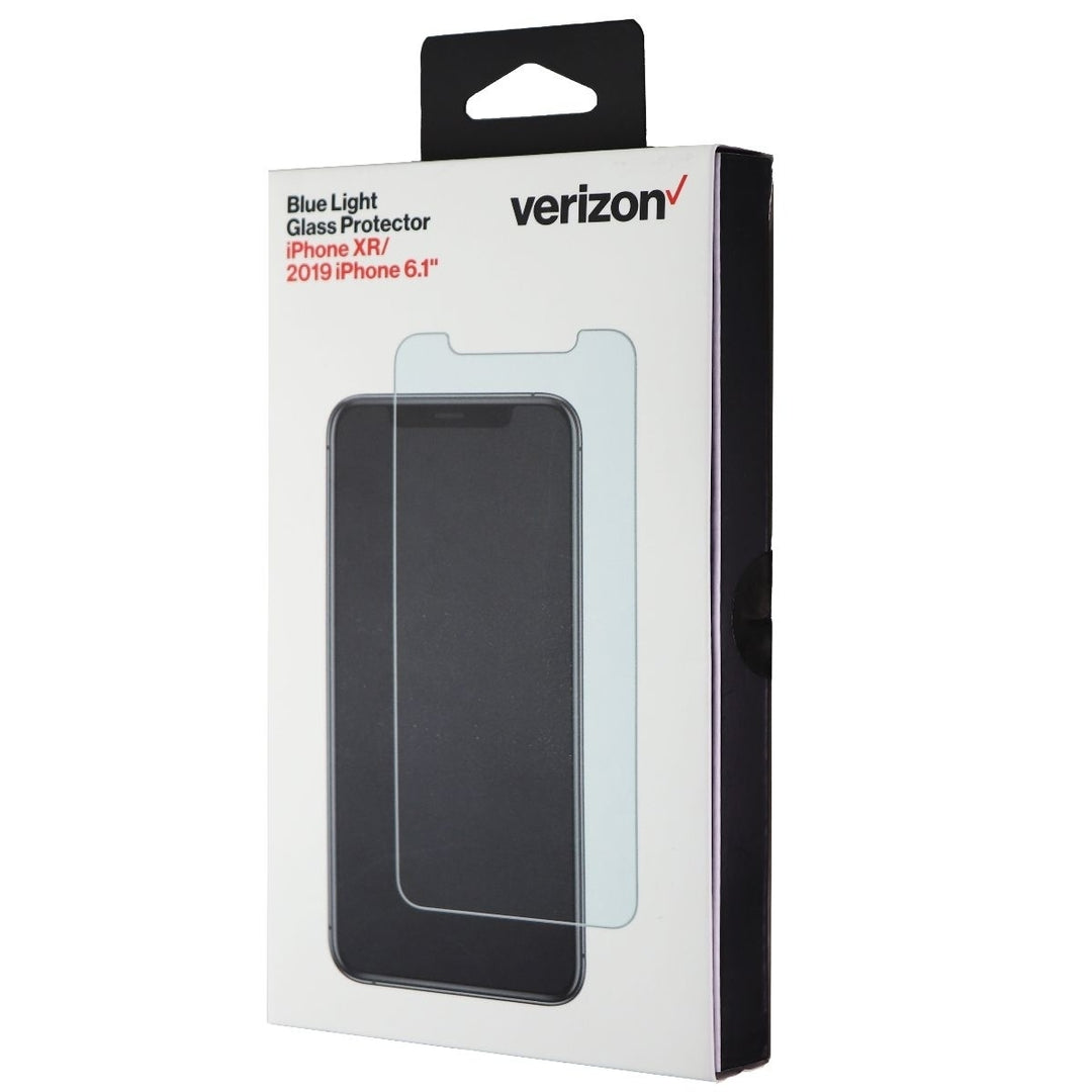 Verizon Blue Light Filter Tempered Glass Protector for Apple iPhone XR (6.1) Image 1