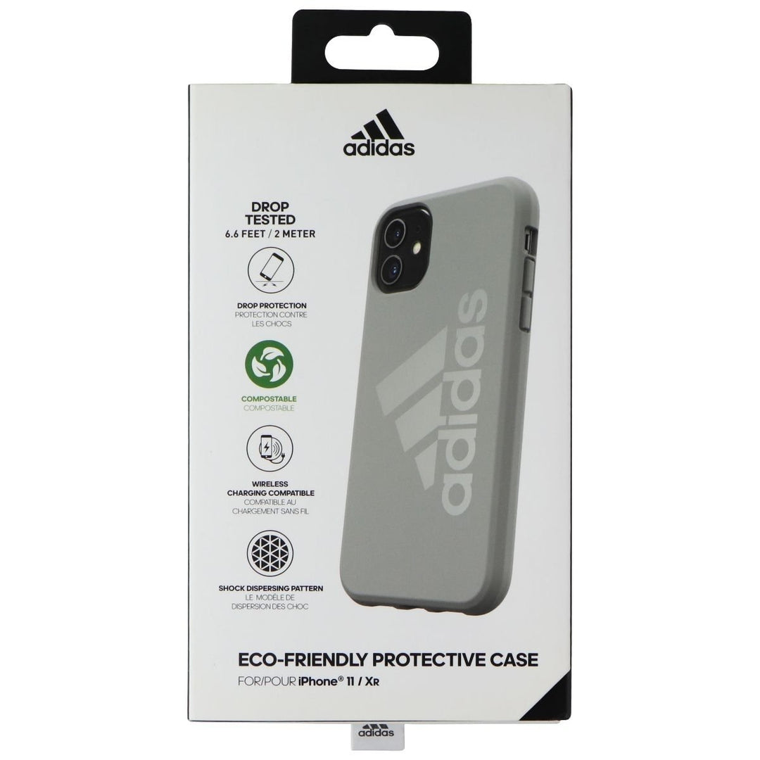 Adidas Eco-Friendly Protective Case for Apple iPhone 11 and XR - Gray Image 1