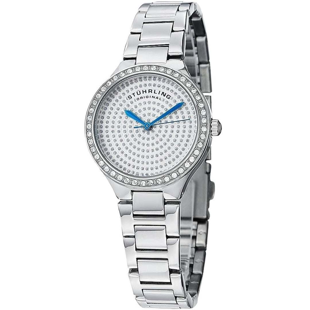 Stuhrling Womens Symphony Silver Dial Stainless Steel Watch Model 683.01 Image 1