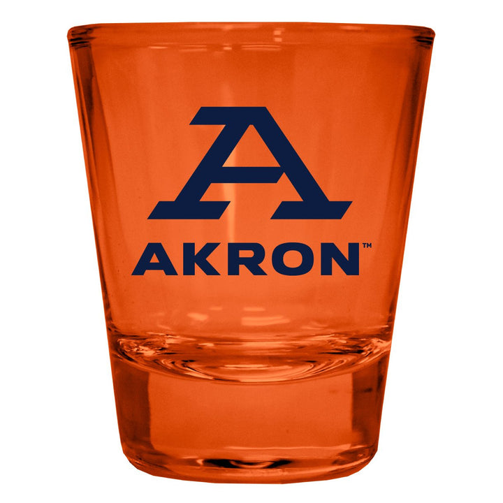 Akron Zips Full Color 2oz Shot Glass Officially Licensed Collegiate Product Image 1