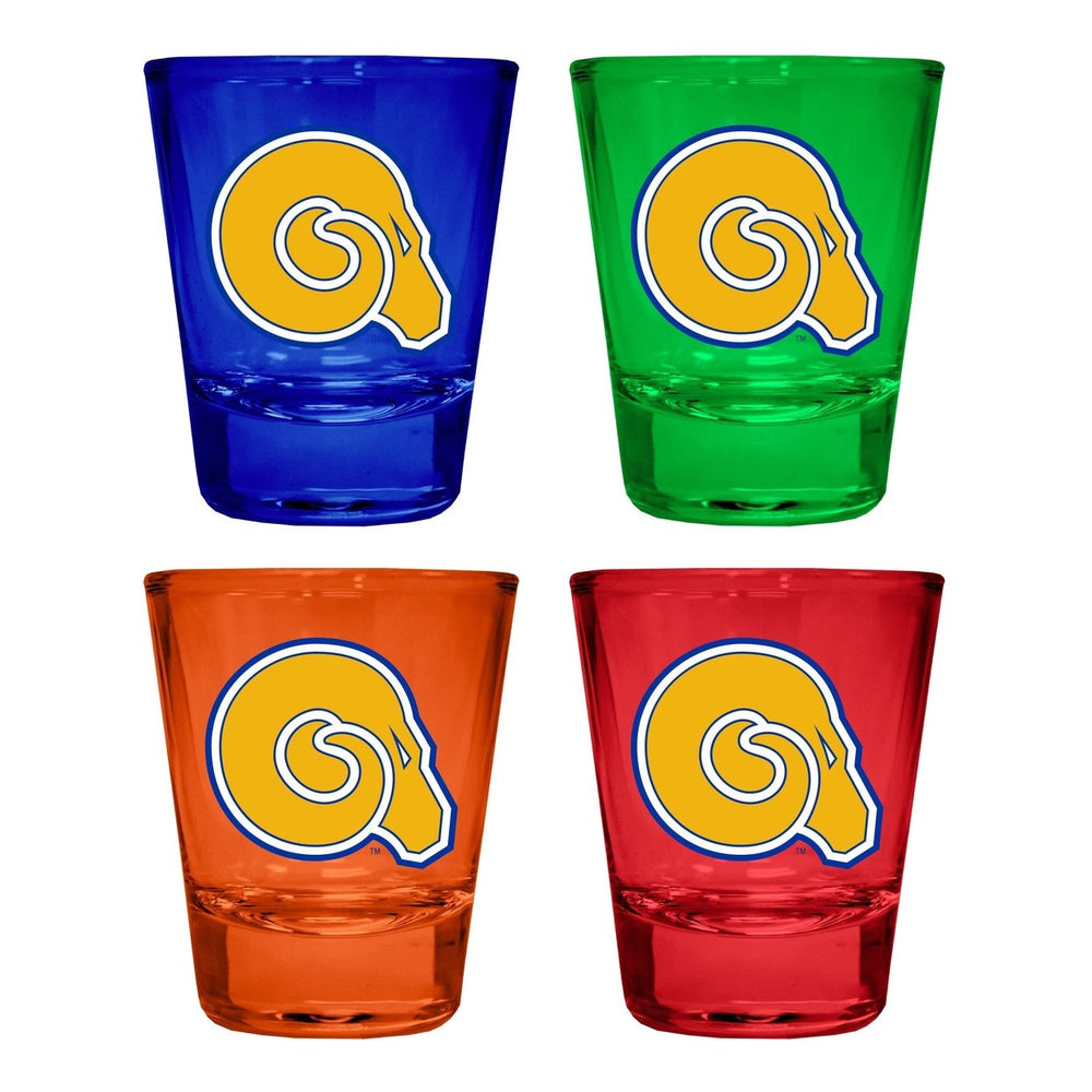 Albany State University Full Color 2oz Shot Glass Officially Licensed Collegiate Product Image 2