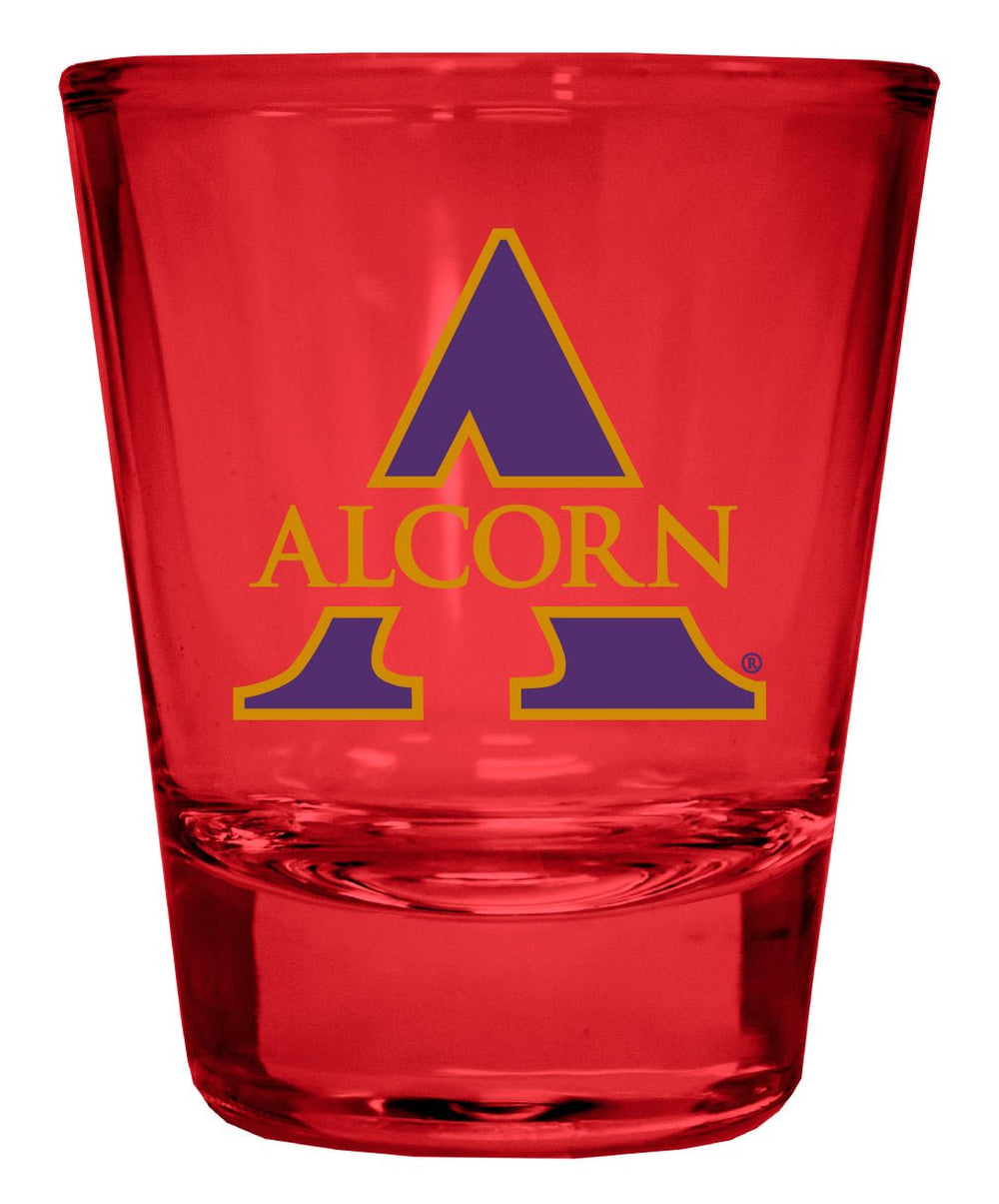 Alcorn State Braves Full Color 2oz Shot Glass Officially Licensed Collegiate Product Image 2