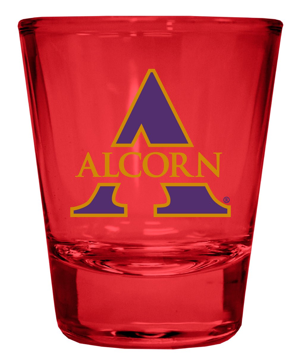 Alcorn State Braves Full Color 2oz Shot Glass Officially Licensed Collegiate Product Image 1