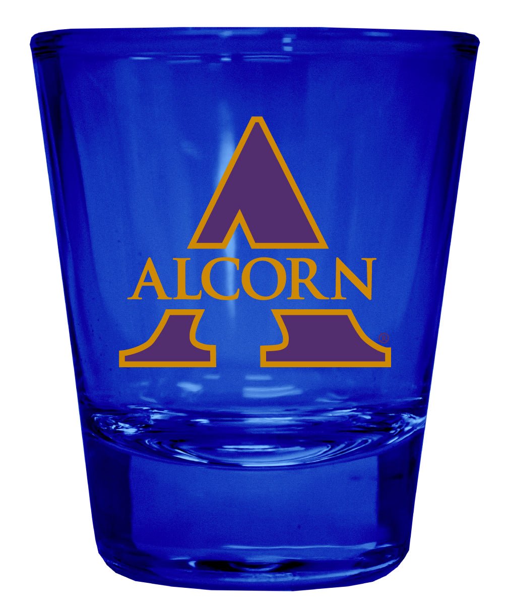 Alcorn State Braves Full Color 2oz Shot Glass Officially Licensed Collegiate Product Image 1