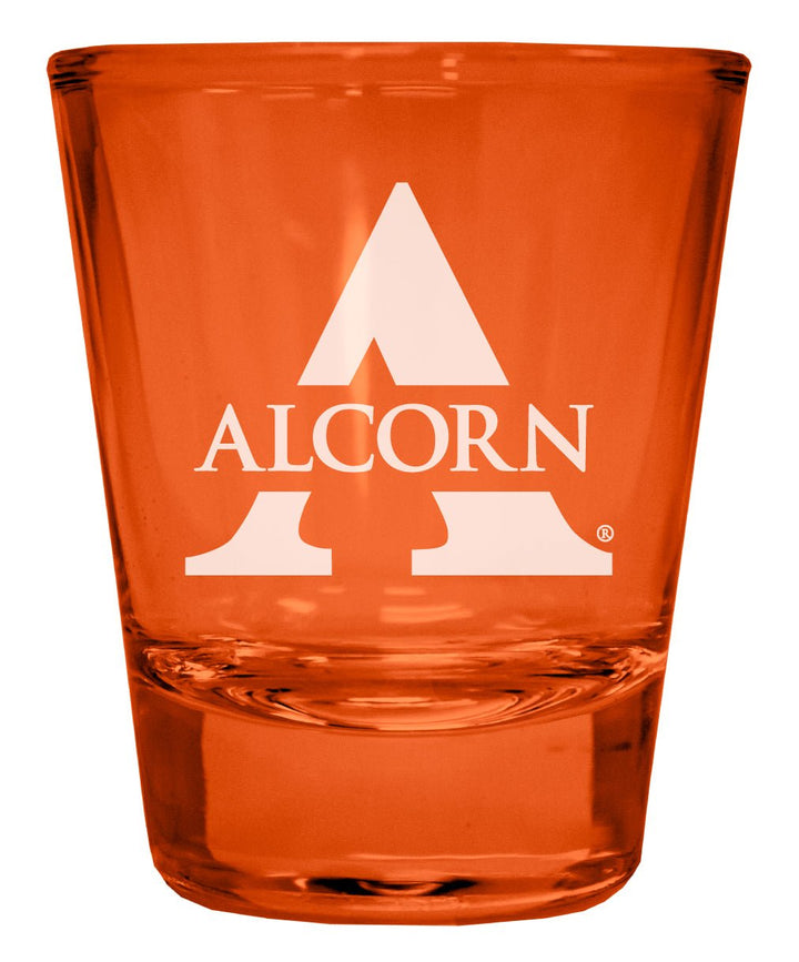 Alcorn State Braves Engraved Full Color 2oz Shot Glass Officially Licensed Collegiate Product Image 3