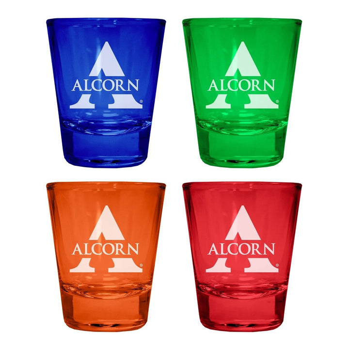 Alcorn State Braves Engraved Full Color 2oz Shot Glass Officially Licensed Collegiate Product Image 4