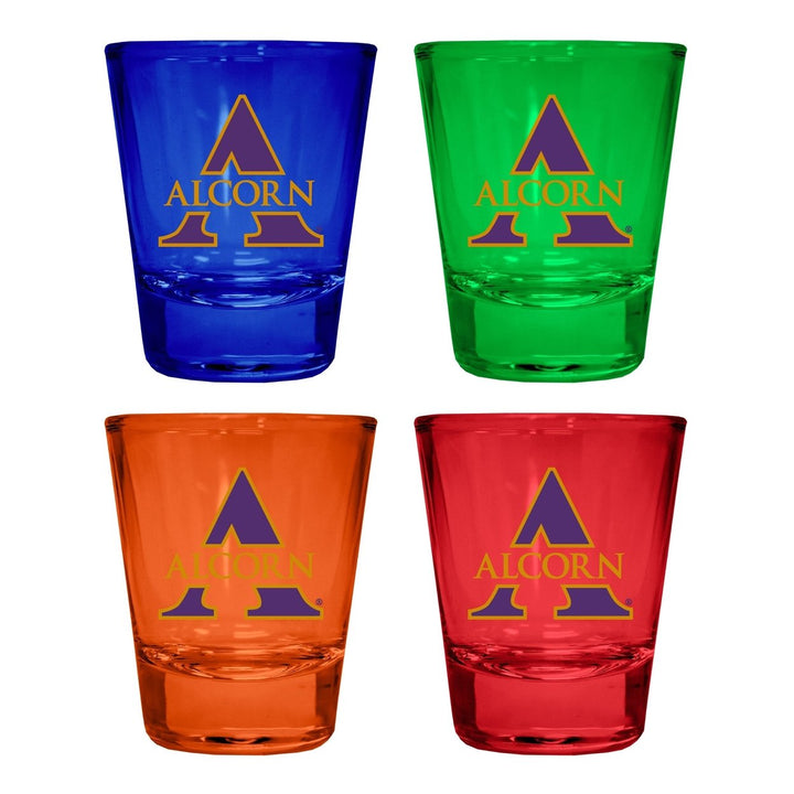 Alcorn State Braves Full Color 2oz Shot Glass Officially Licensed Collegiate Product Image 4