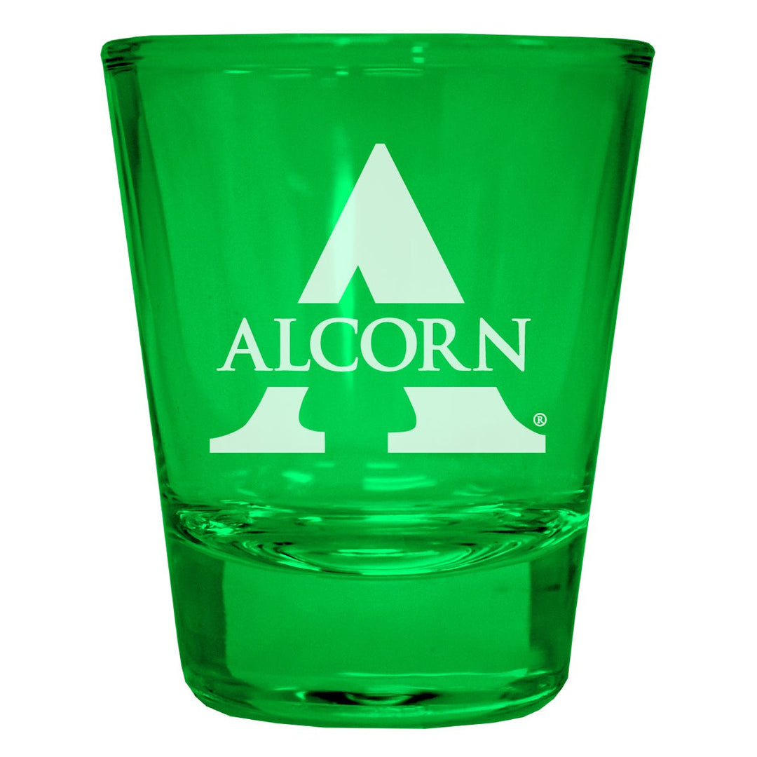 Alcorn State Braves Engraved Full Color 2oz Shot Glass Officially Licensed Collegiate Product Image 4