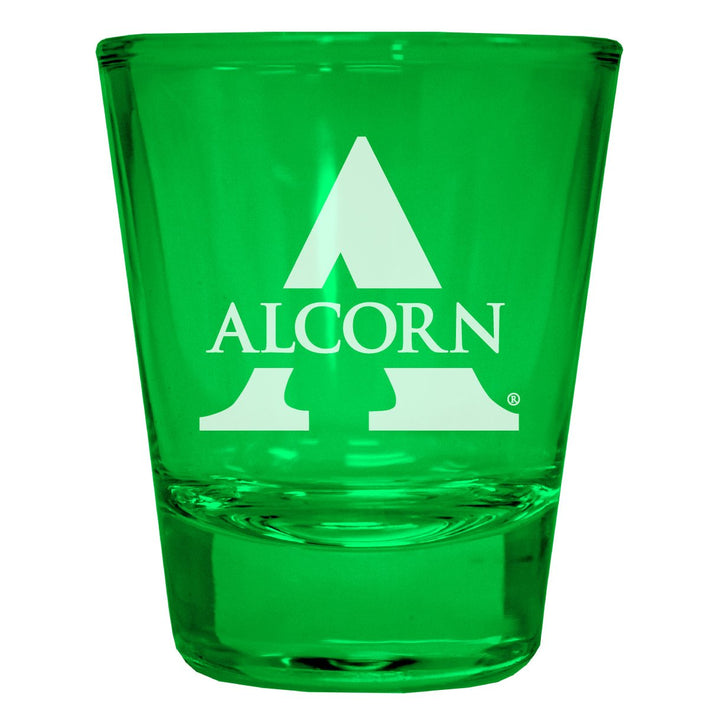 Alcorn State Braves Engraved Full Color 2oz Shot Glass Officially Licensed Collegiate Product Image 4