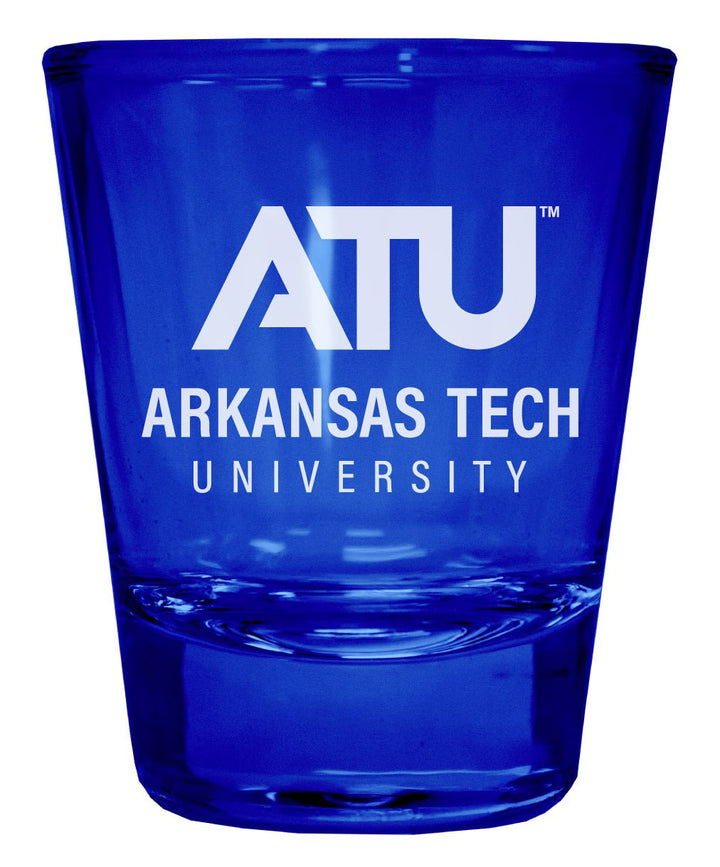 Arkansas Tech University Engraved Full Color 2oz Shot Glass Officially Licensed Collegiate Product Image 2