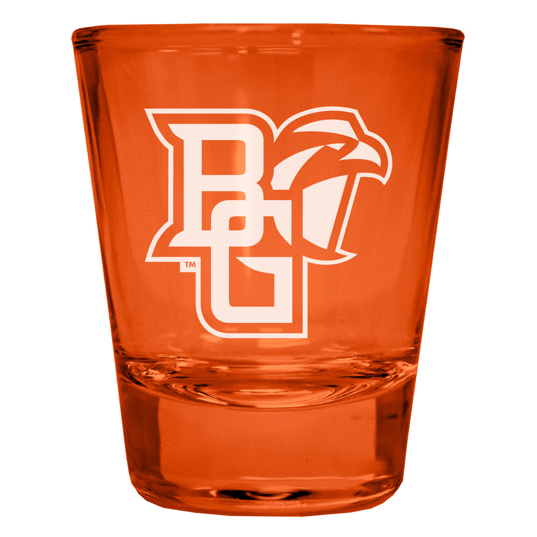 Bowling Green Falcons Engraved Full Color 2oz Shot Glass Officially Licensed Collegiate Product Image 4