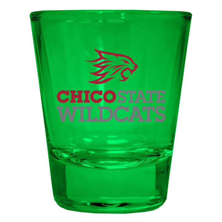 California State University Chico Full Color 2oz Shot Glass Officially Licensed Collegiate Product Image 1