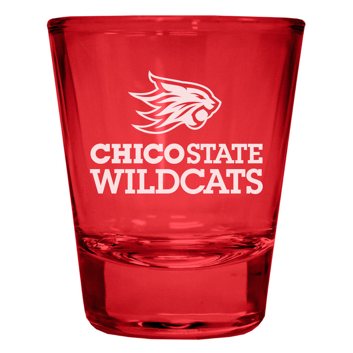 California State University Chico Engraved Full Color 2oz Shot Glass Officially Licensed Collegiate Product Image 3