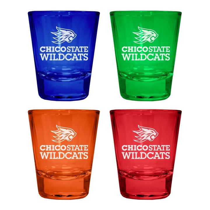 California State University Chico Engraved Full Color 2oz Shot Glass Officially Licensed Collegiate Product Image 4