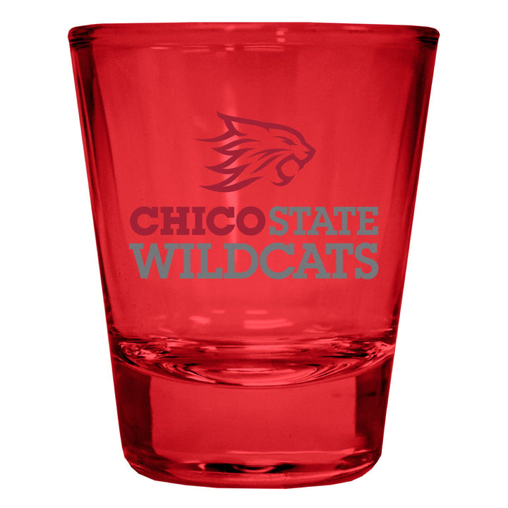 California State University Chico Full Color 2oz Shot Glass Officially Licensed Collegiate Product Image 1