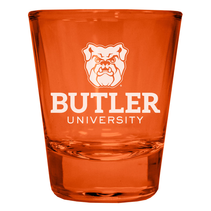 Butler Bulldogs Engraved Full Color 2oz Shot Glass Officially Licensed Collegiate Product Image 1