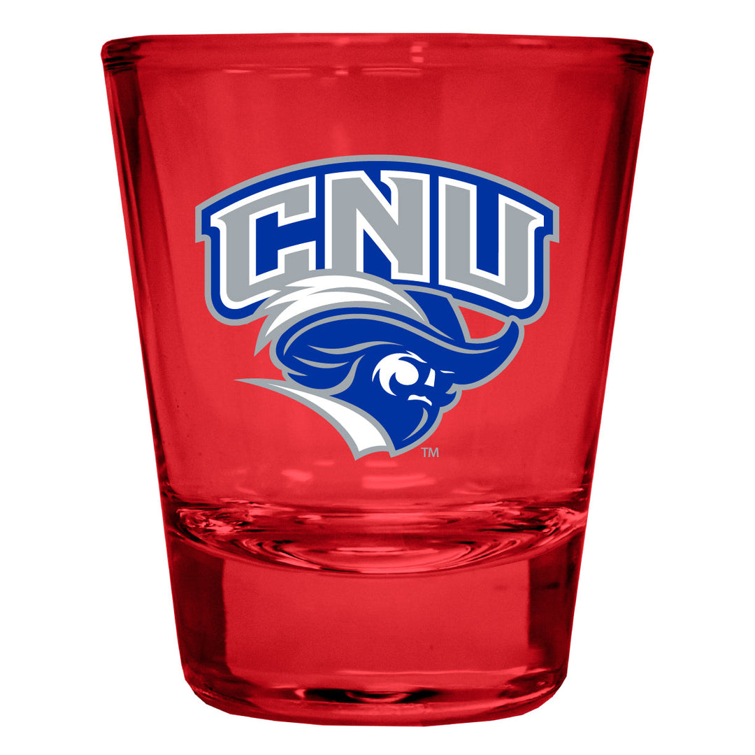 Christopher Newport Captains Full Color 2oz Shot Glass Officially Licensed Collegiate Product Image 2