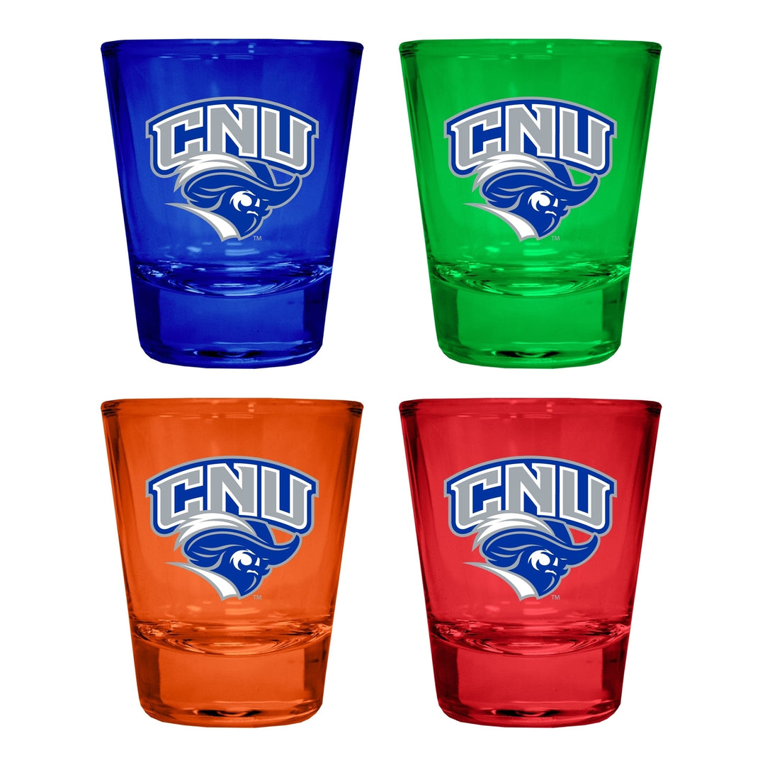 Christopher Newport Captains Full Color 2oz Shot Glass Officially Licensed Collegiate Product Image 4