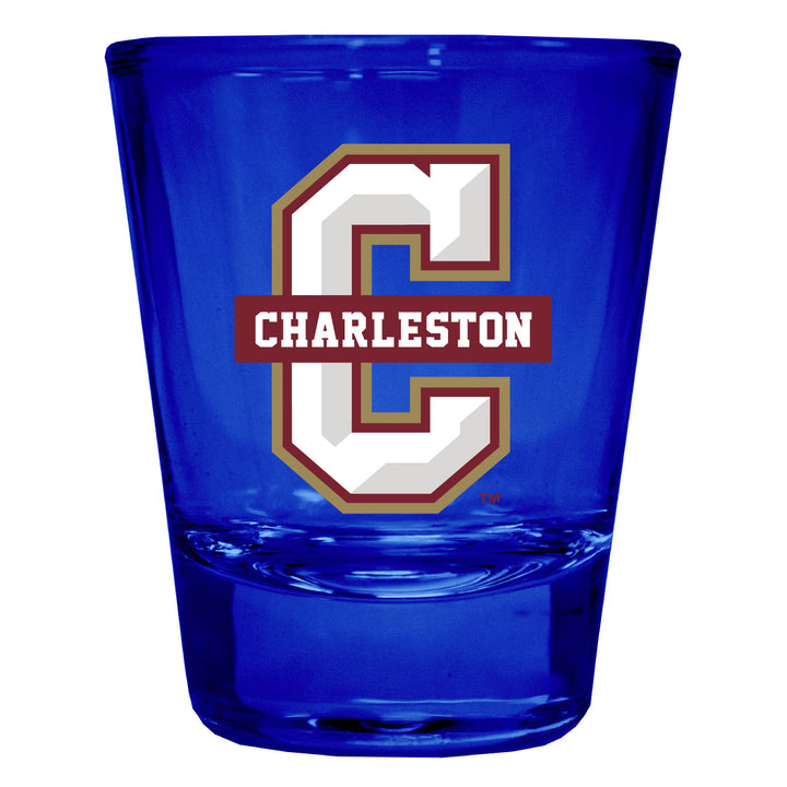 College of Charleston Full Color 2oz Shot Glass Officially Licensed Collegiate Product Image 1