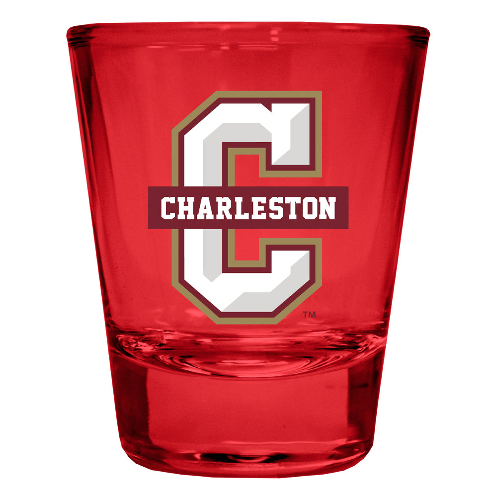 College of Charleston Full Color 2oz Shot Glass Officially Licensed Collegiate Product Image 2