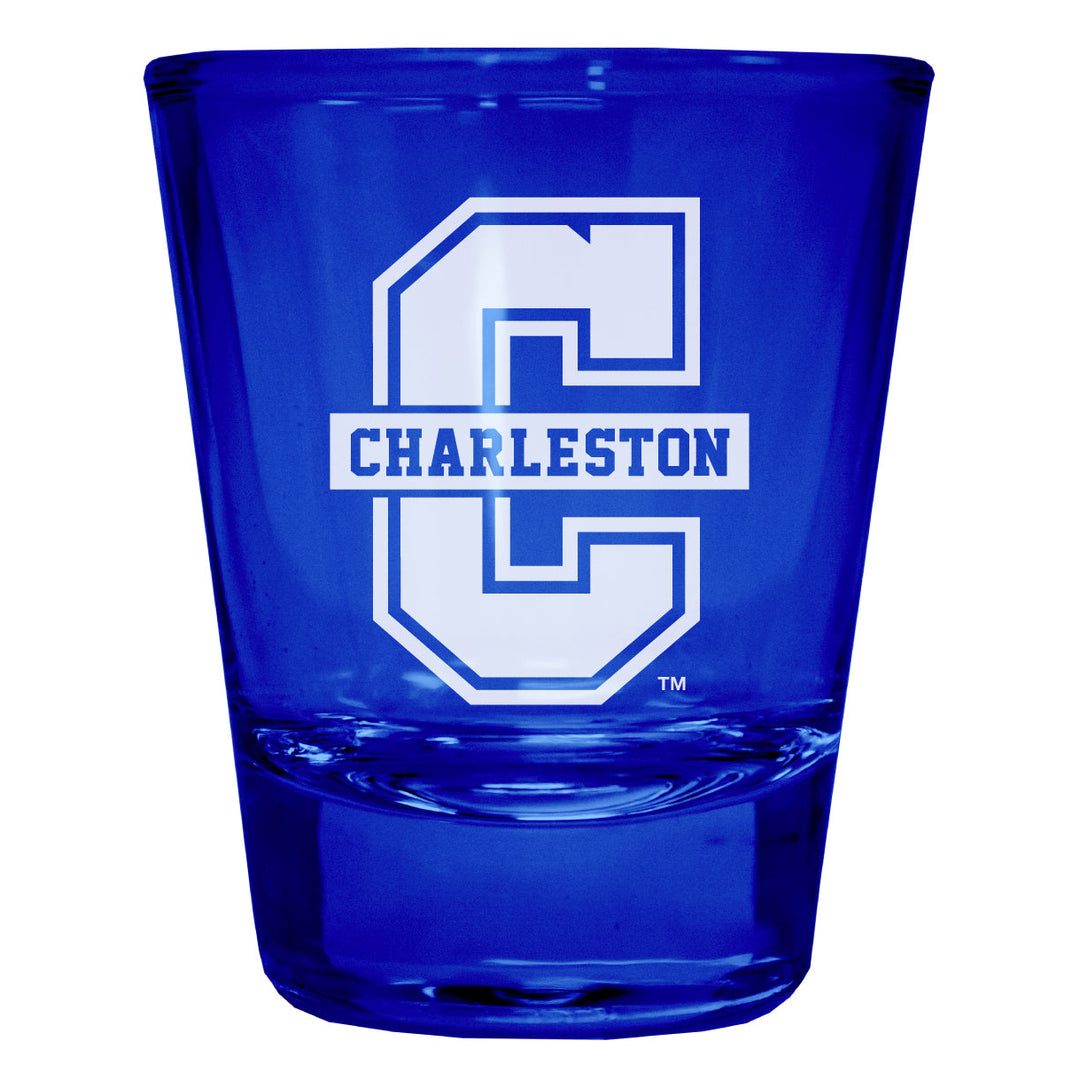 College of Charleston Engraved Full Color 2oz Shot Glass Officially Licensed Collegiate Product Image 4