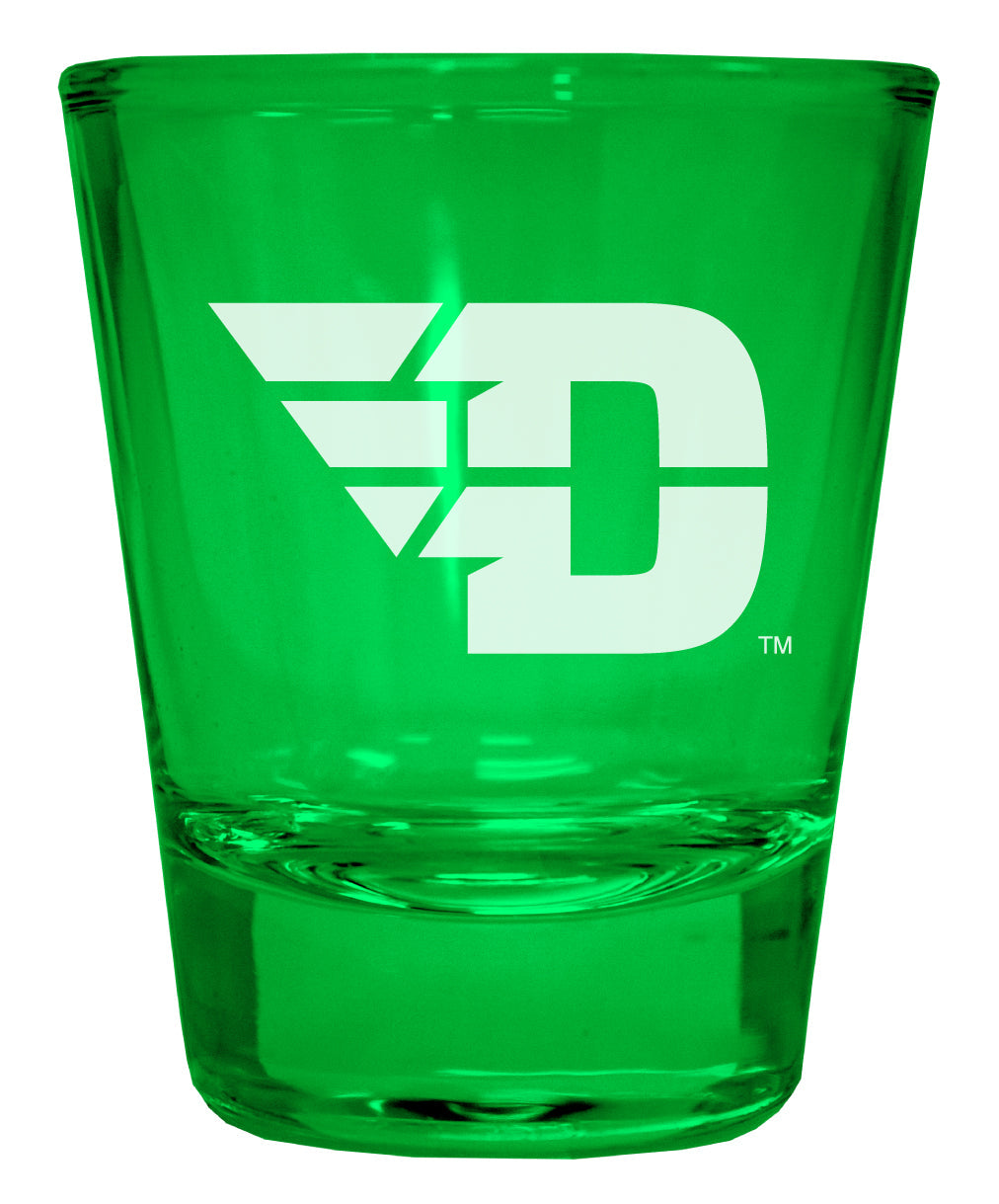 Dayton Flyers Engraved Full Color 2oz Shot Glass Officially Licensed Collegiate Product Image 4