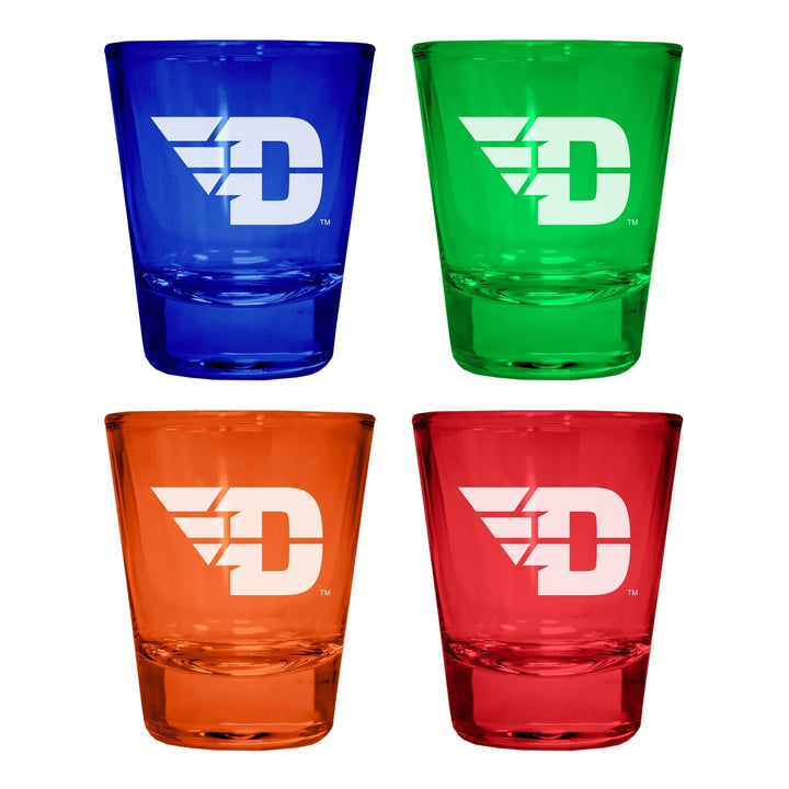 Dayton Flyers Engraved Full Color 2oz Shot Glass Officially Licensed Collegiate Product Image 4