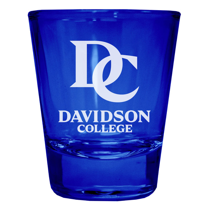 Davidson College Engraved Full Color 2oz Shot Glass Officially Licensed Collegiate Product Image 4