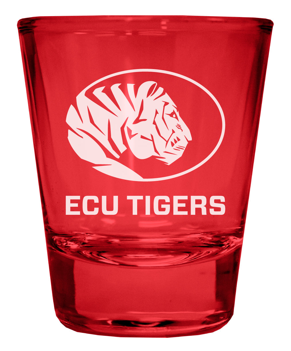 East Central University Tigers Engraved Full Color 2oz Shot Glass Officially Licensed Collegiate Product Image 1