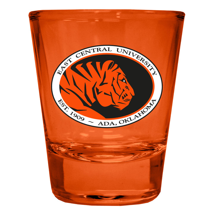 East Central University Tigers Full Color 2oz Shot Glass Officially Licensed Collegiate Product Image 2