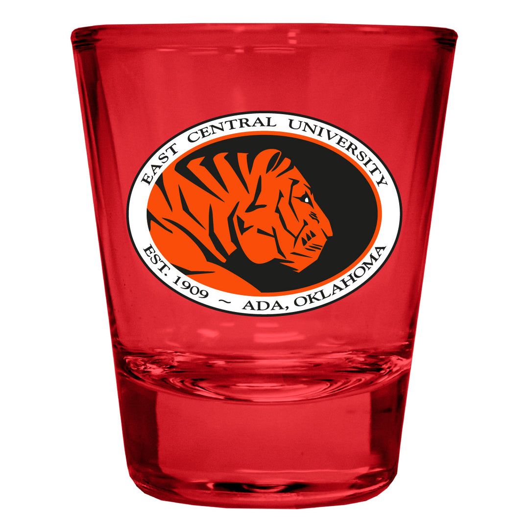 East Central University Tigers Full Color 2oz Shot Glass Officially Licensed Collegiate Product Image 3