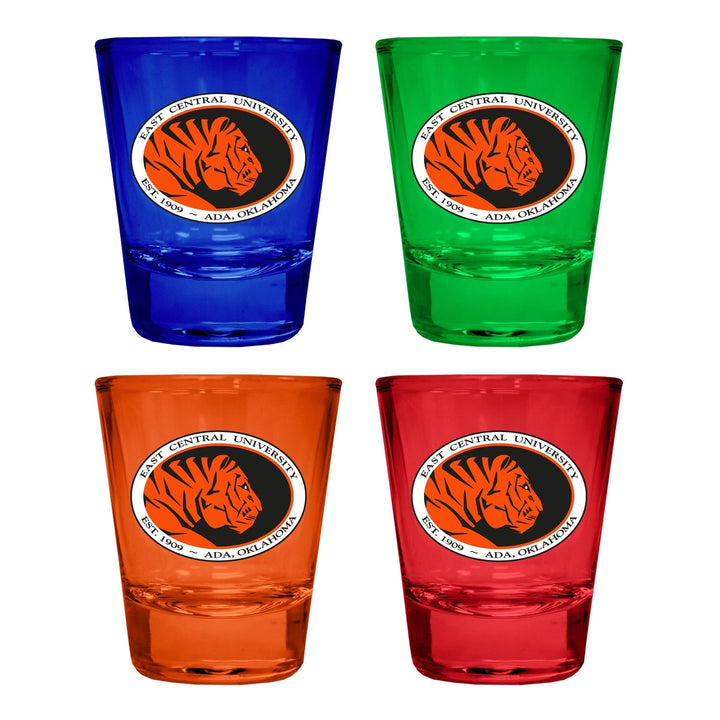 East Central University Tigers Full Color 2oz Shot Glass Officially Licensed Collegiate Product Image 4