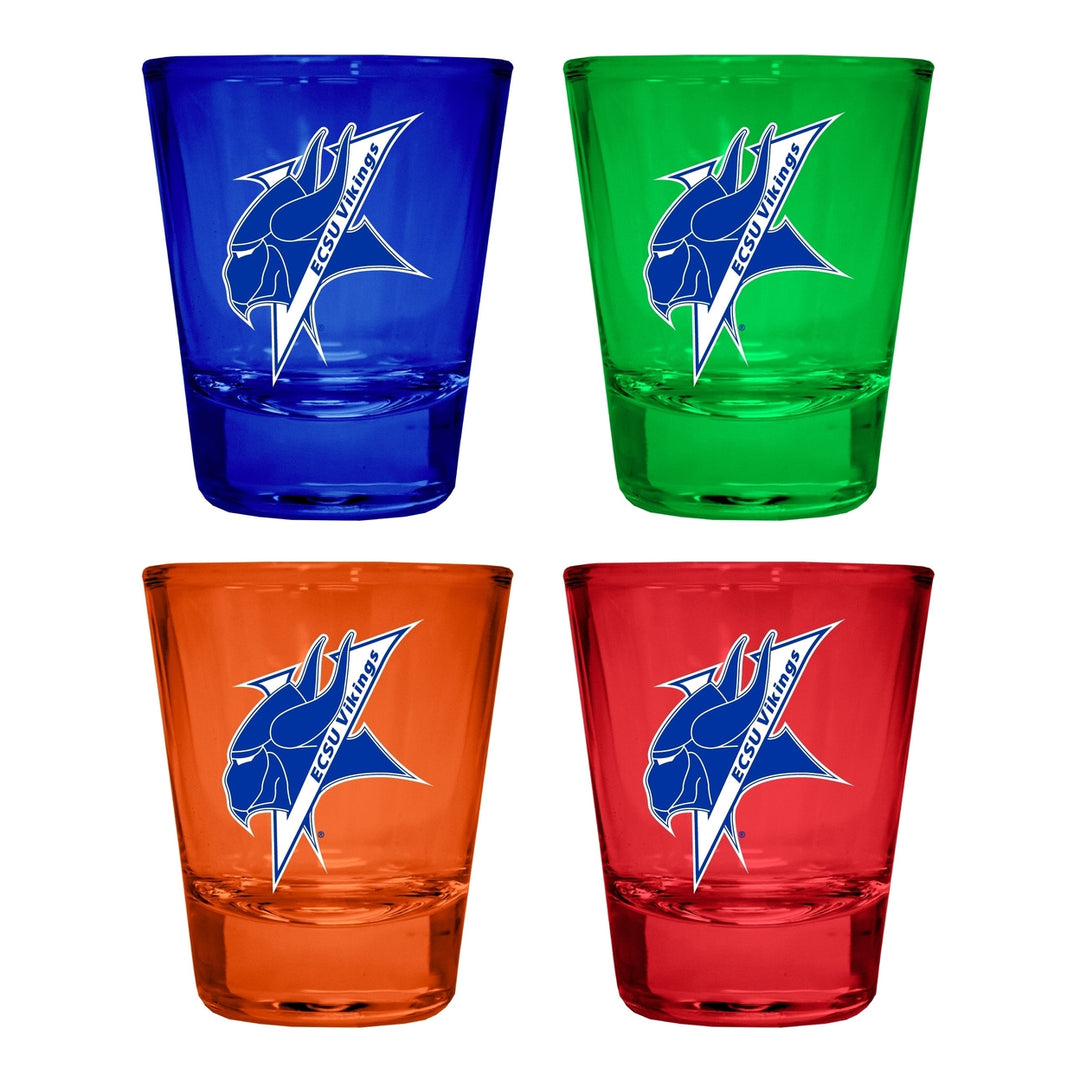 Elizabeth City State University Full Color 2oz Shot Glass Officially Licensed Collegiate Product Image 3