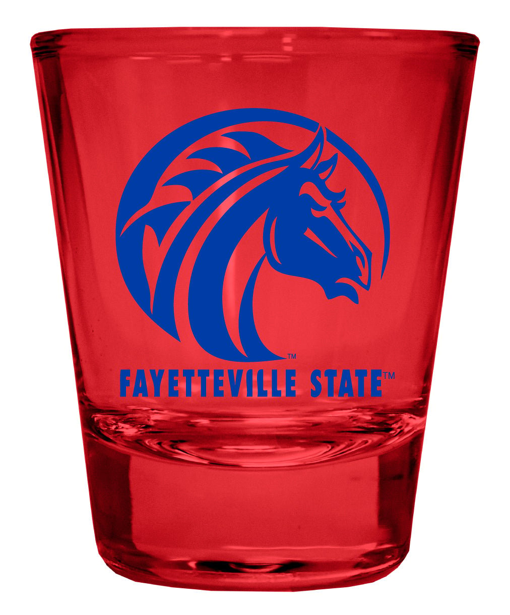 Fayetteville State University Full Color 2oz Shot Glass Officially Licensed Collegiate Product Image 1