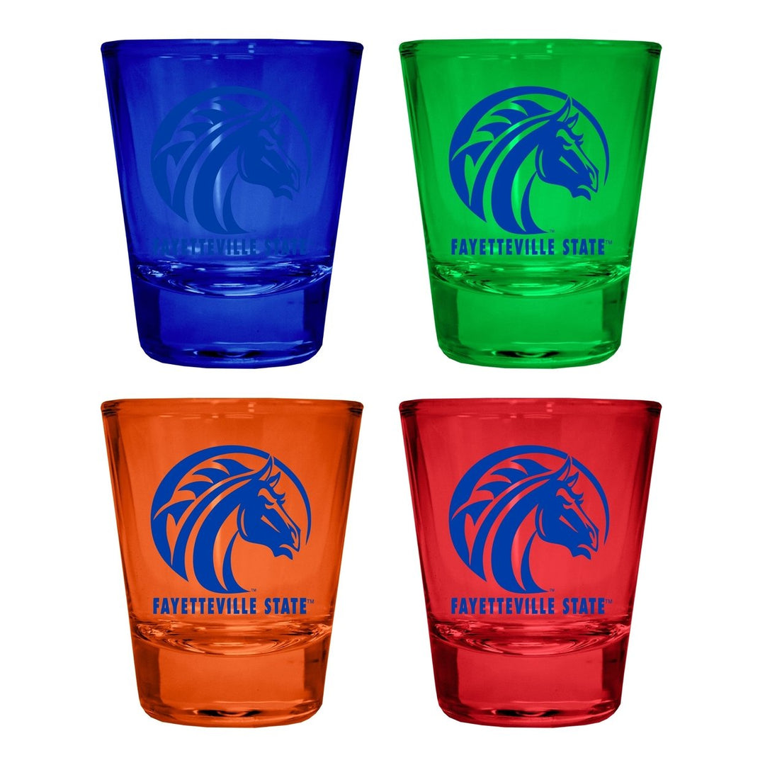 Fayetteville State University Full Color 2oz Shot Glass Officially Licensed Collegiate Product Image 3