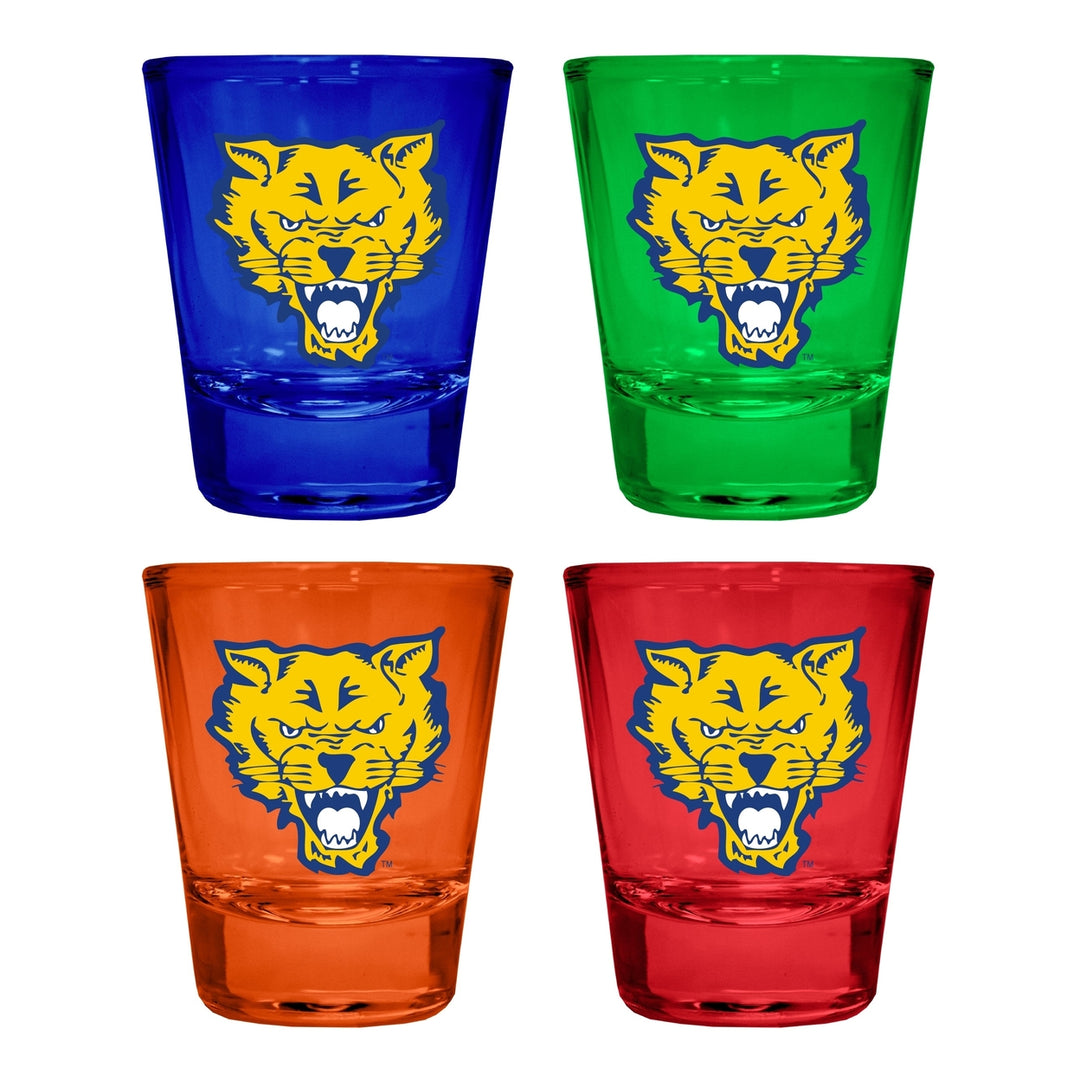 Fort Valley State University Full Color 2oz Shot Glass Officially Licensed Collegiate Product Image 1