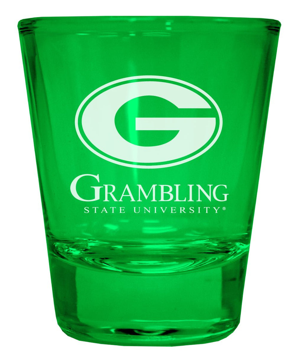 Grambling State Tigers Engraved Full Color 2oz Shot Glass Officially Licensed Collegiate Product Image 2