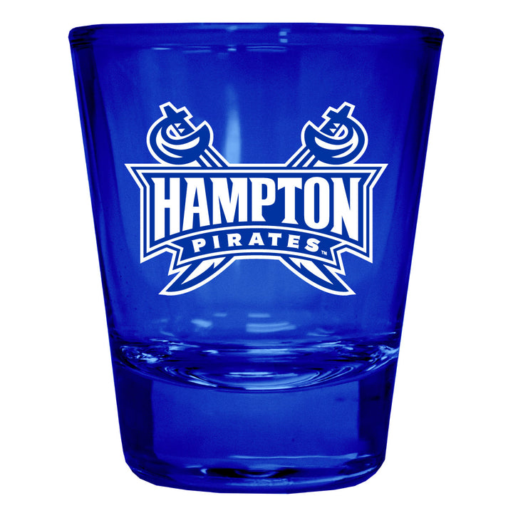 Hampton University Full Color 2oz Shot Glass Officially Licensed Collegiate Product Image 2