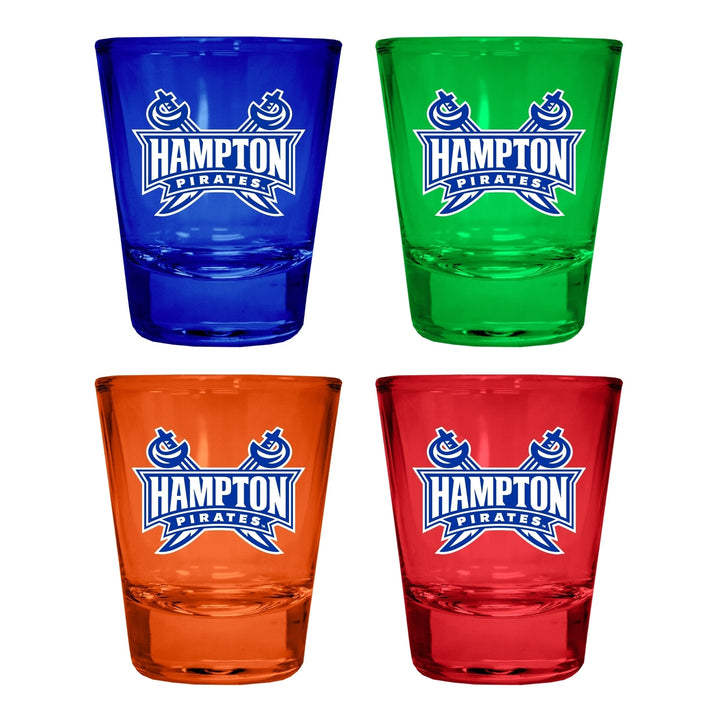 Hampton University Full Color 2oz Shot Glass Officially Licensed Collegiate Product Image 3