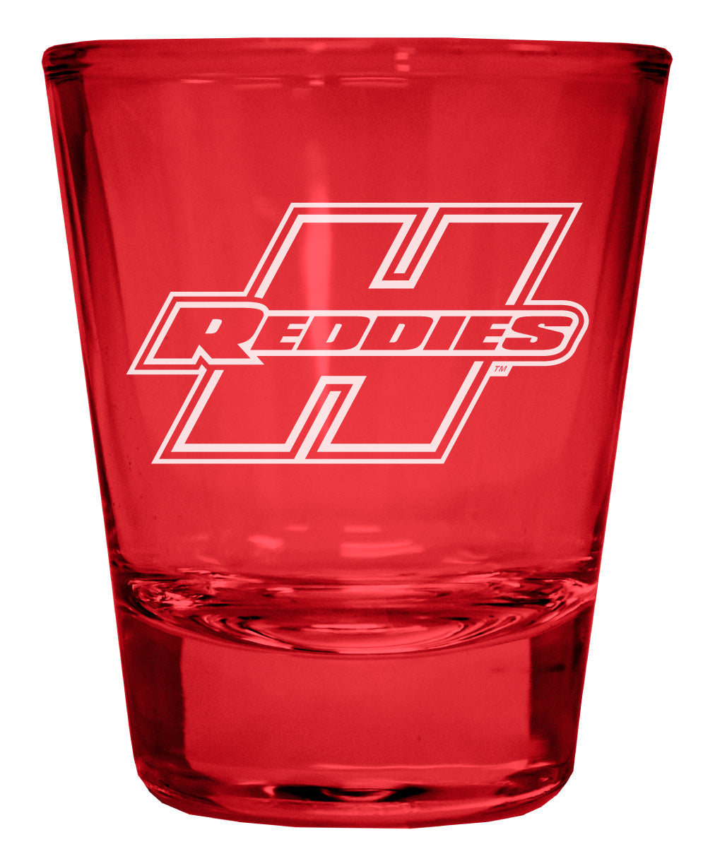 Henderson State Reddies Engraved Full Color 2oz Shot Glass Officially Licensed Collegiate Product Image 3