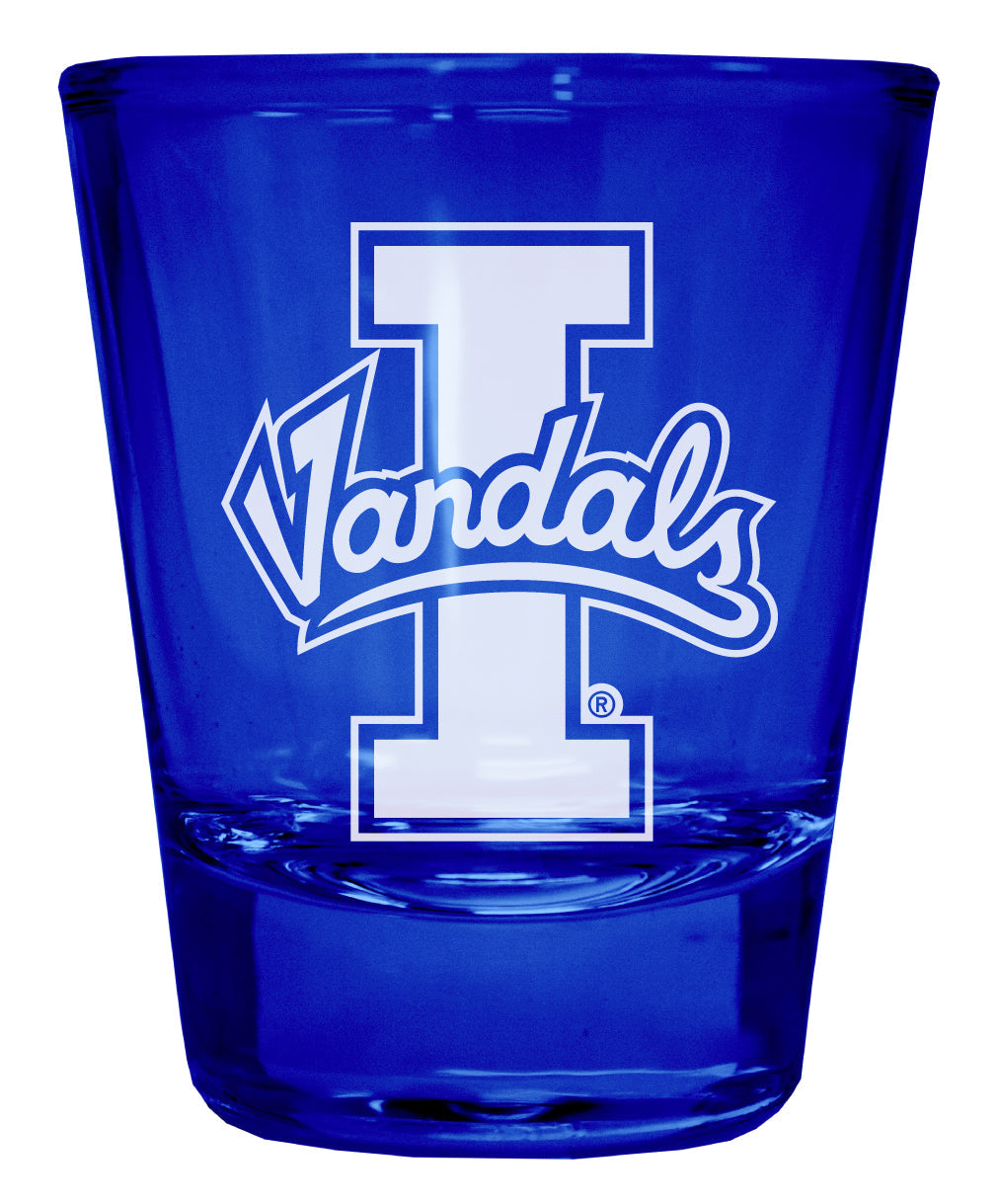 Idaho Vandals Engraved Full Color 2oz Shot Glass Officially Licensed Collegiate Product Image 1