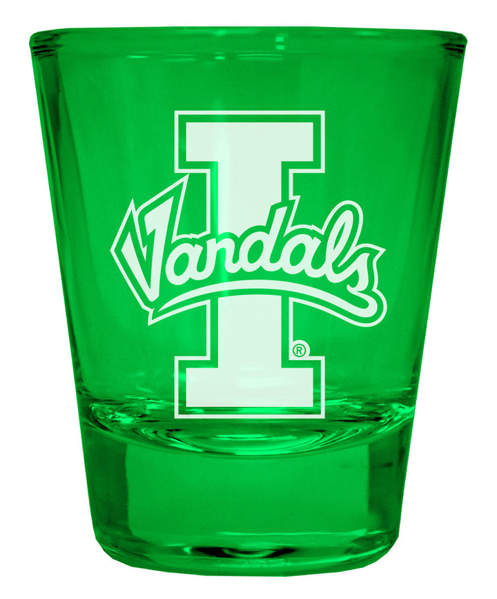 Idaho Vandals Engraved Full Color 2oz Shot Glass Officially Licensed Collegiate Product Image 2