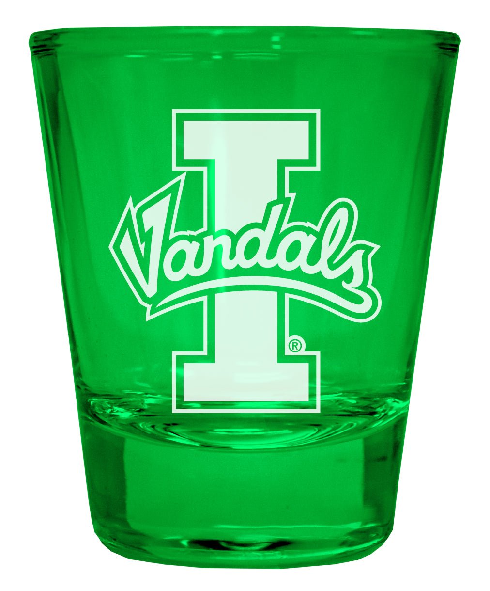 Idaho Vandals Engraved Full Color 2oz Shot Glass Officially Licensed Collegiate Product Image 1