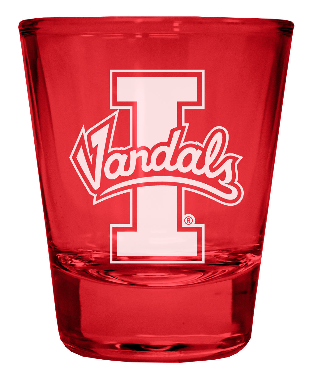 Idaho Vandals Engraved Full Color 2oz Shot Glass Officially Licensed Collegiate Product Image 3